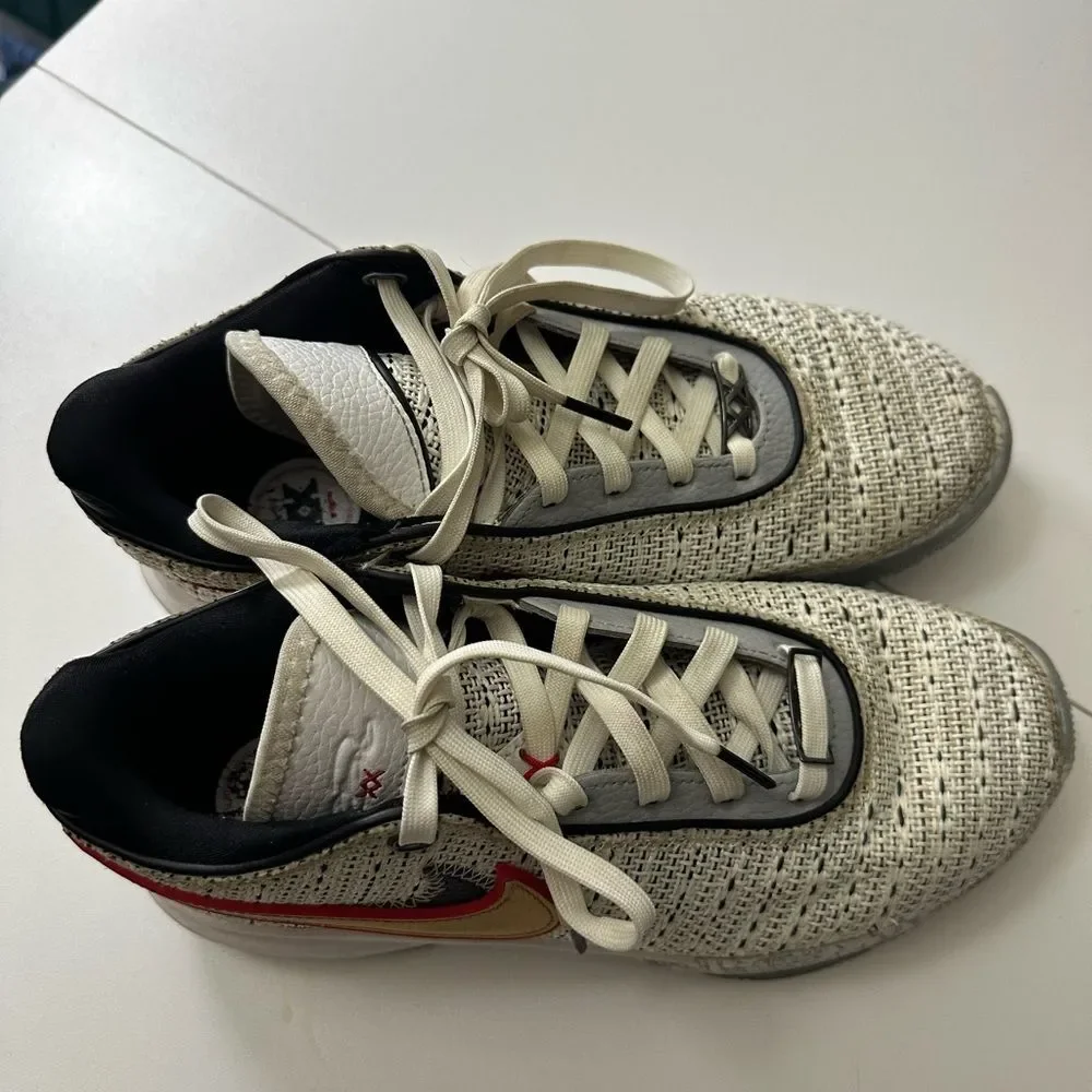 Nike Lebron 20 GS Stockists White‎ Gold 7Y Kids Basketball DQ8651-100 Sneaker